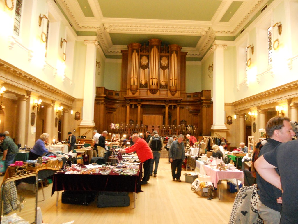 The Main Meeting Room of the Grand Lodge of Scotland, George St, Edinburgh. Used for Charity sales Stalls the day the photo was taken. </strong
