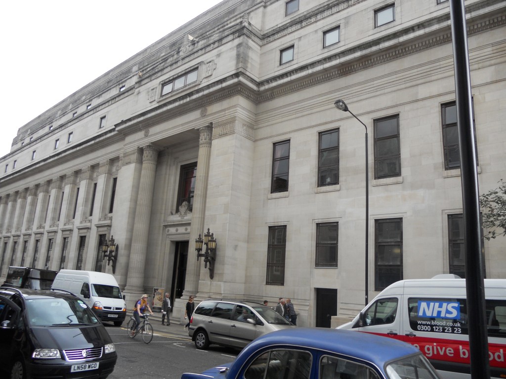 The United Grand lodge of England Building, 60 Great Queen St, London.